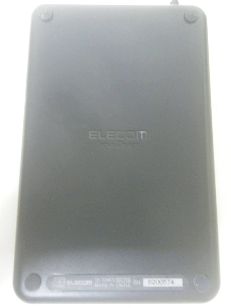 【送料無料】【中古】ELECOM 2ポートUSB2.0HUB付USBテンキーボード TK-TCM012BK ブラック_画像7