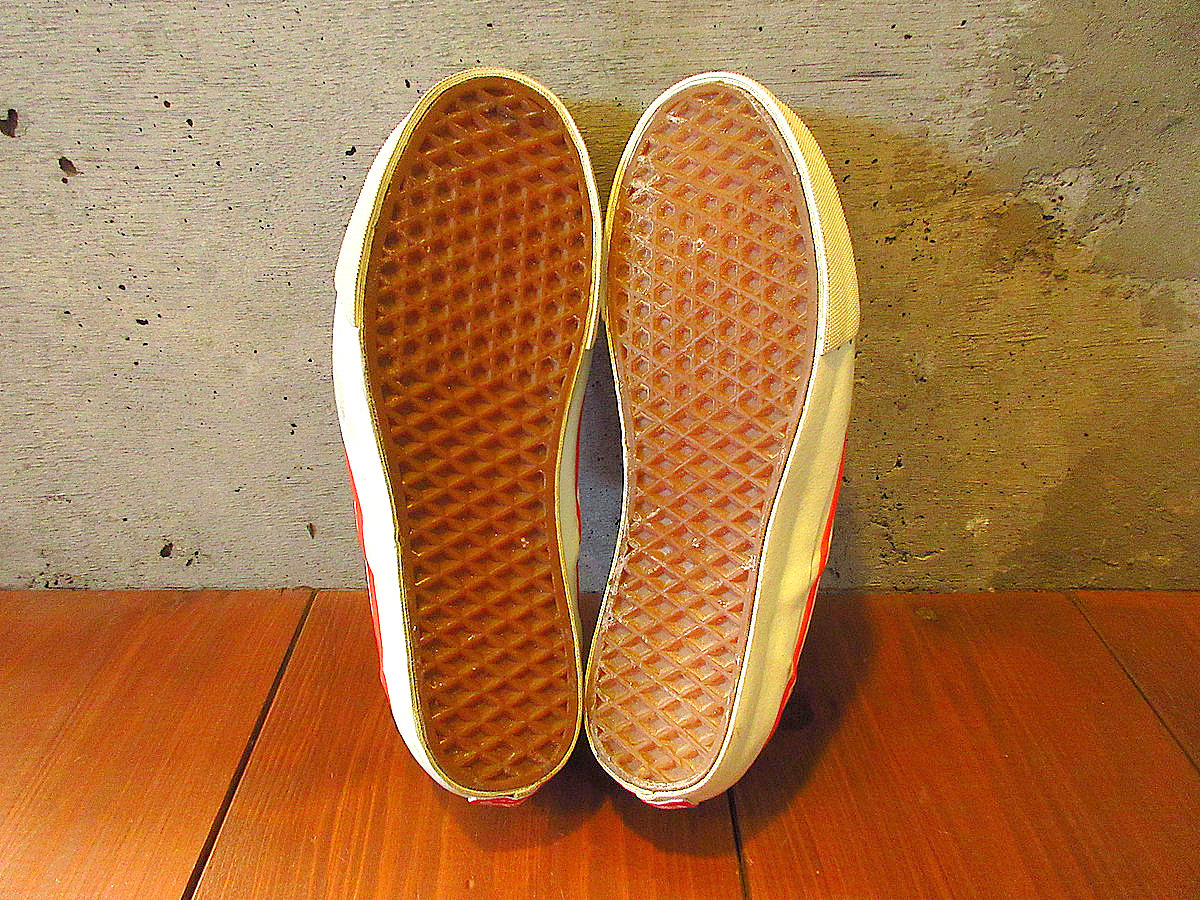 ビンテージ70’s●DEADSTOCK VANS SLIP-ON マーブルsize 7●240209k5-m-snk-25cm 1970sデッドストックバンズUSA製スリッポン_画像7