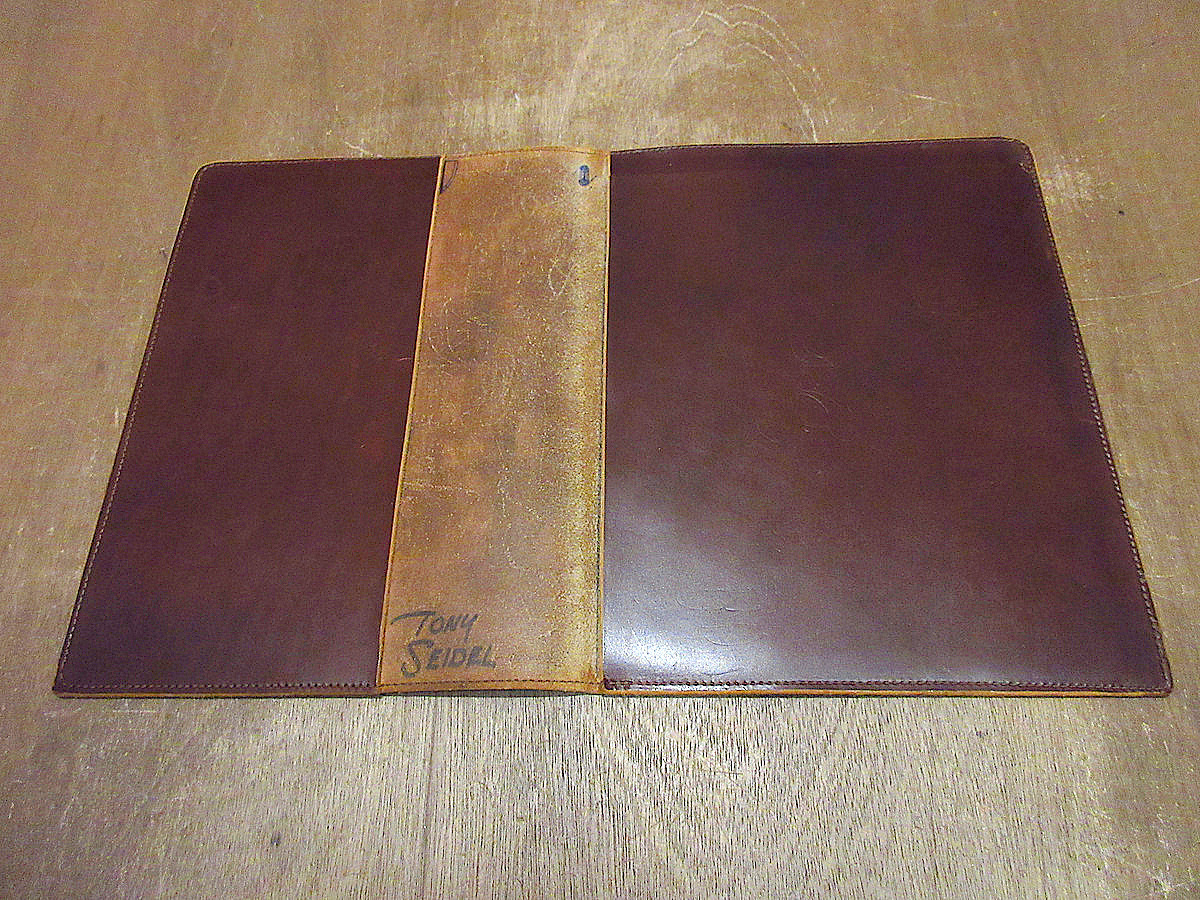  Vintage *ROLM CBX leather book cover tea *240222j6-otclct miscellaneous goods stationery 
