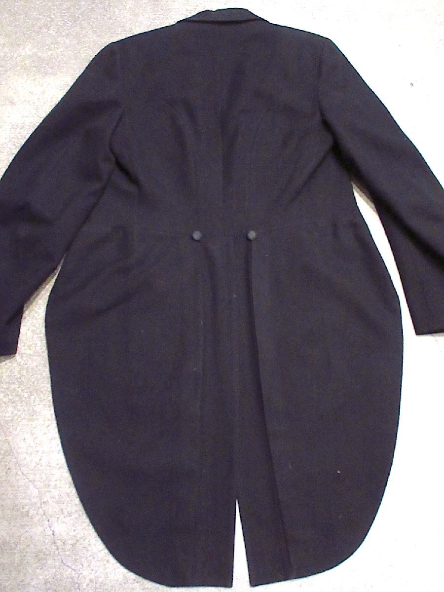  Vintage ~20\'s* tail пальто чёрный *240216c1-m-jk-tl 1920s мужской tailored jacket фрак смокинг костюм 