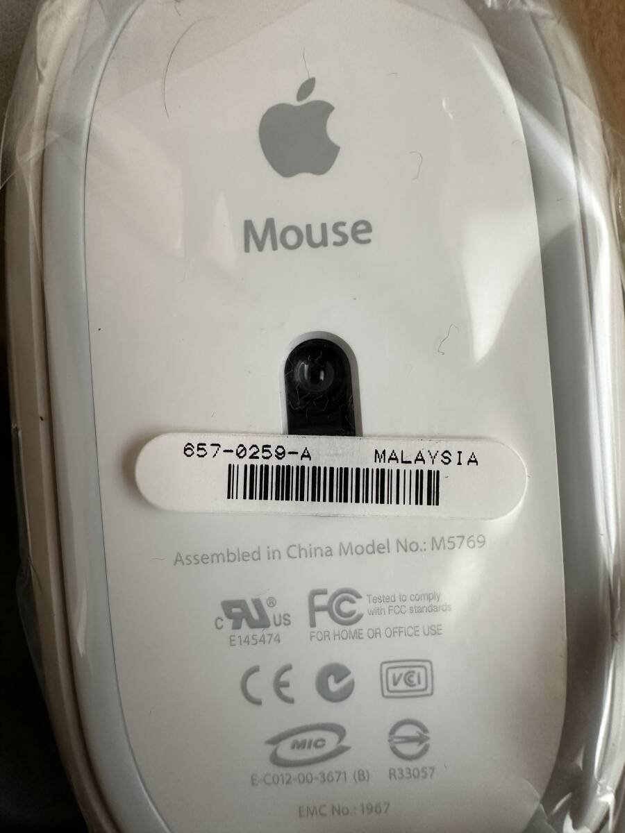動作品　Apple Pro Mouse M5769 USB　アップル　プロマウス　ビンテージマウス_画像3
