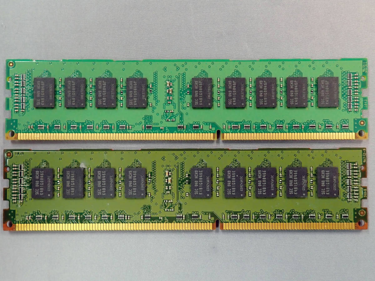 SAMSUNG DDR3-1333 2GB DIMM×2 ECC M393B5673EH1-CH9/FH0-CH9Q5 junk 