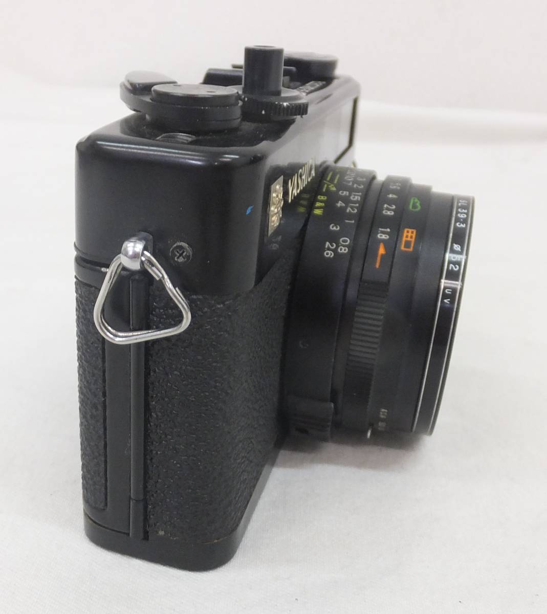 【中古動作未確認・ジャンク】★YASHICA ヤシカ ELECTRO 35 CC フィルムカメラ　Kenko UVフィルター・レンズキャップ付き_画像4