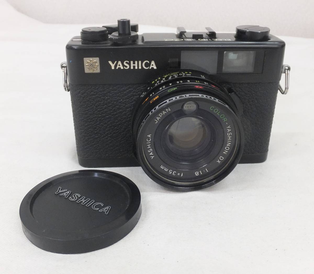 【中古動作未確認・ジャンク】★YASHICA ヤシカ ELECTRO 35 CC フィルムカメラ　Kenko UVフィルター・レンズキャップ付き_画像1