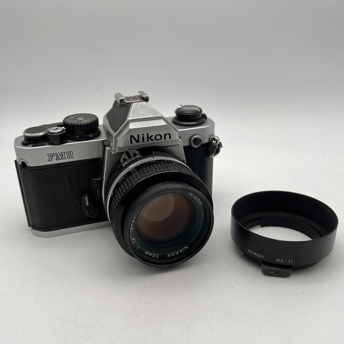 Nikon ニコン FM2 フィルムカメラ ボディ / NIKKOR 50mm 1:1.4 レンズ 動作未確認 ジャンク 現状品