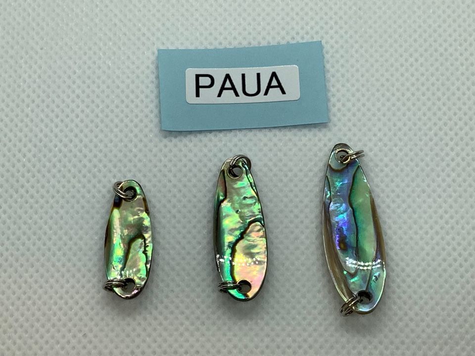 新品 ワイズカスタム Wisecustom シェルスプーン PAUA 25 30 35mm 各１ 計３個セット_画像1