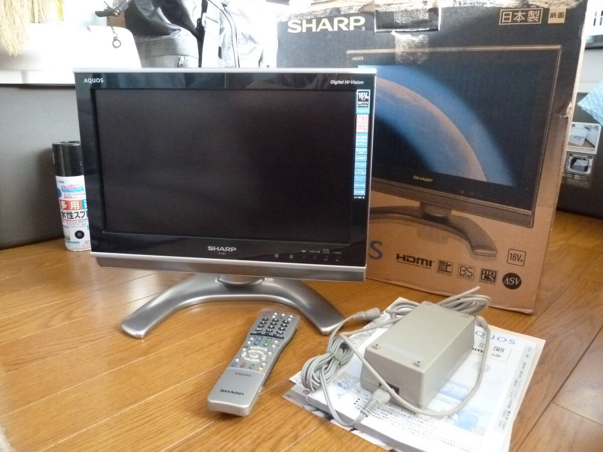 【SHARP　液晶テレビ　AQUOS　LC-16E1　16V型　中古品】