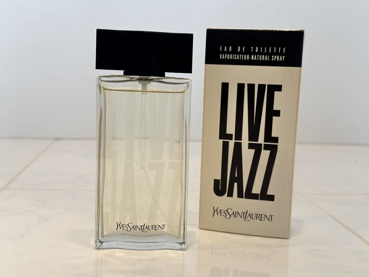 【廃盤品即決も】イブサンローラン ライブジャズ 箱付YVES SAINT LAURENT LIVE JAZZ 100ml 残量たっぷり入手困難の画像1