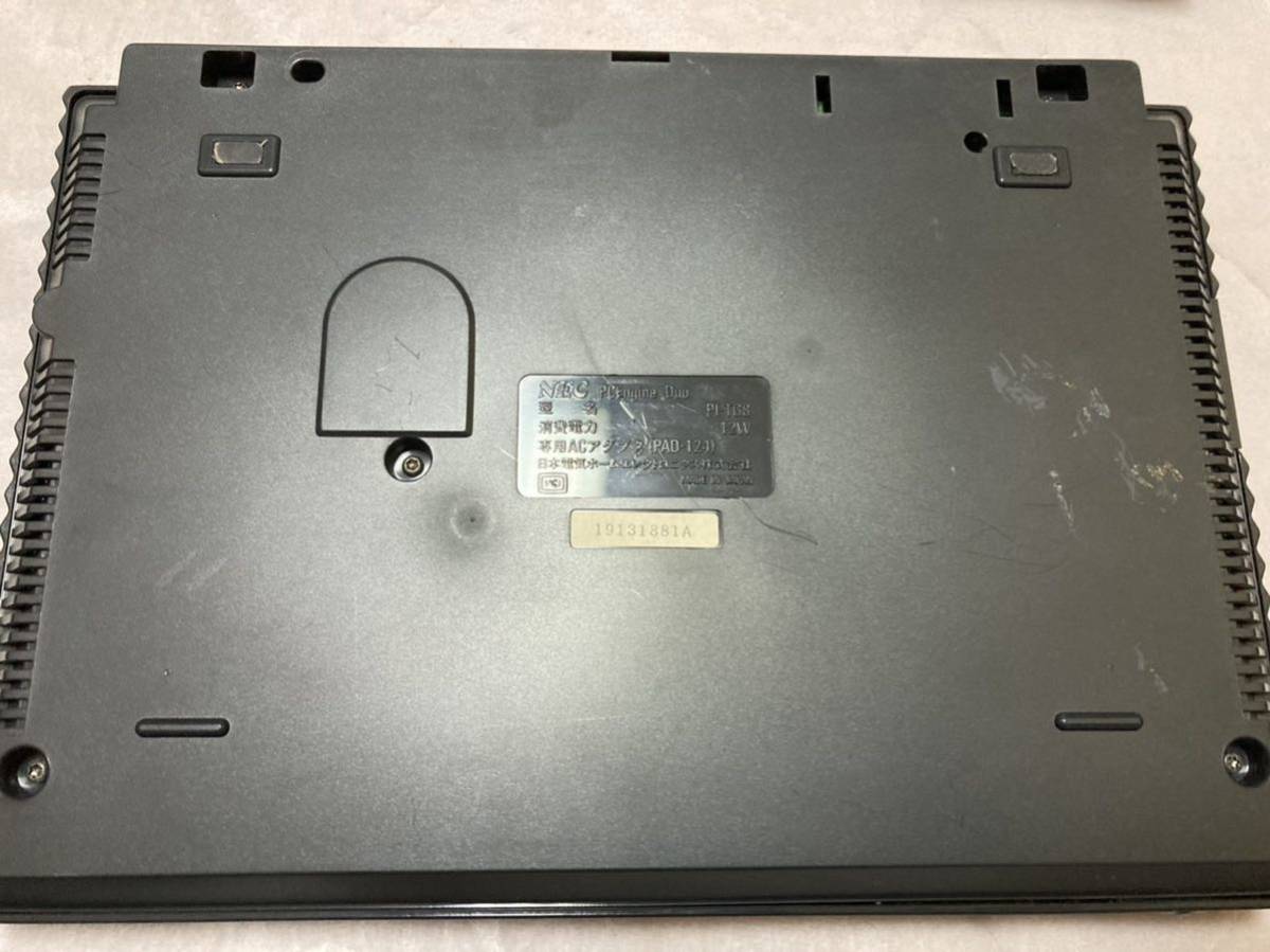 PCエンジンDUO本体 アダプターAVケーブル コントローラー マルチ PCエンジンDUO本体 アダプターAVケーブル コントローラー マルチ