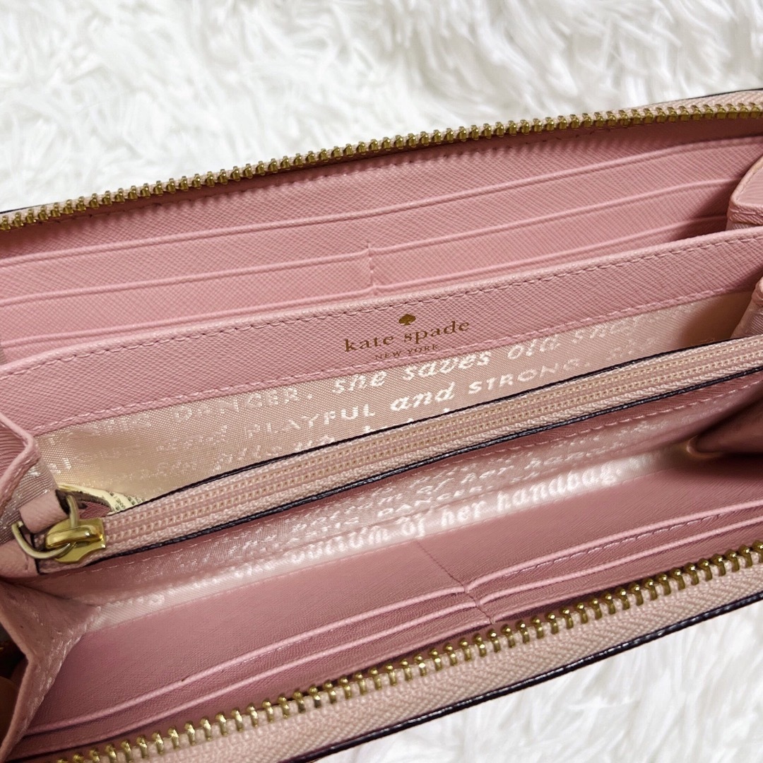 ケイトスペード kate spade 長財布 ロング ウォレット ラウンド