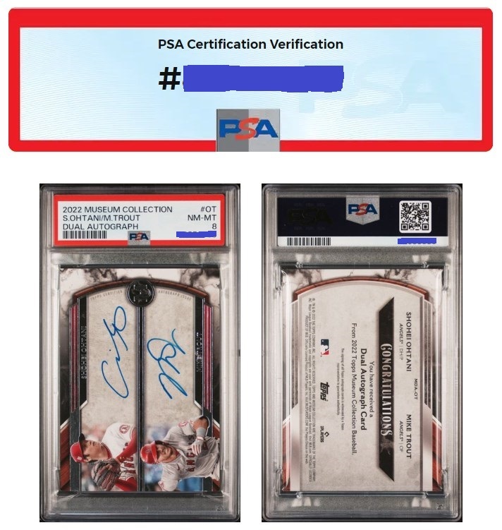 大谷翔平,トラウトDUAL AUTOGRAPHS CARD #OT 大谷翔平,トラウトDUAL AUTOGRAPHS CARD #OT