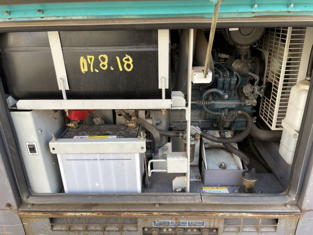 デンヨー　DENYO DAT-270ES2 防音型ディーゼルエンジン溶接機　TIG溶接　アーク溶接　動作品　一発始動_画像7