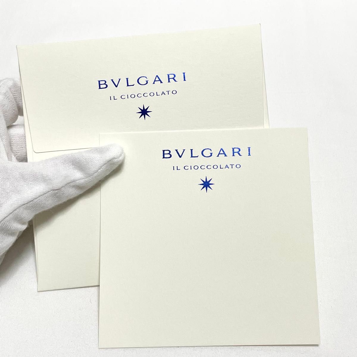 BVLGARI  ブルガリ　ショップ袋　ショッパー　メッセージカード　シール　バレンタイン