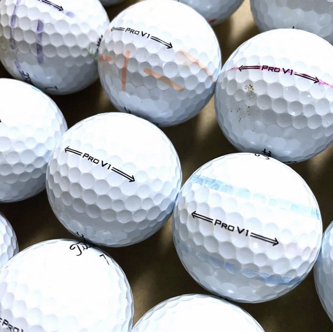 ★Aランク★最新'21モデル タイトリストTitleist PRO V1 20球 プロV1 ゴルフボール ロストボール_画像4