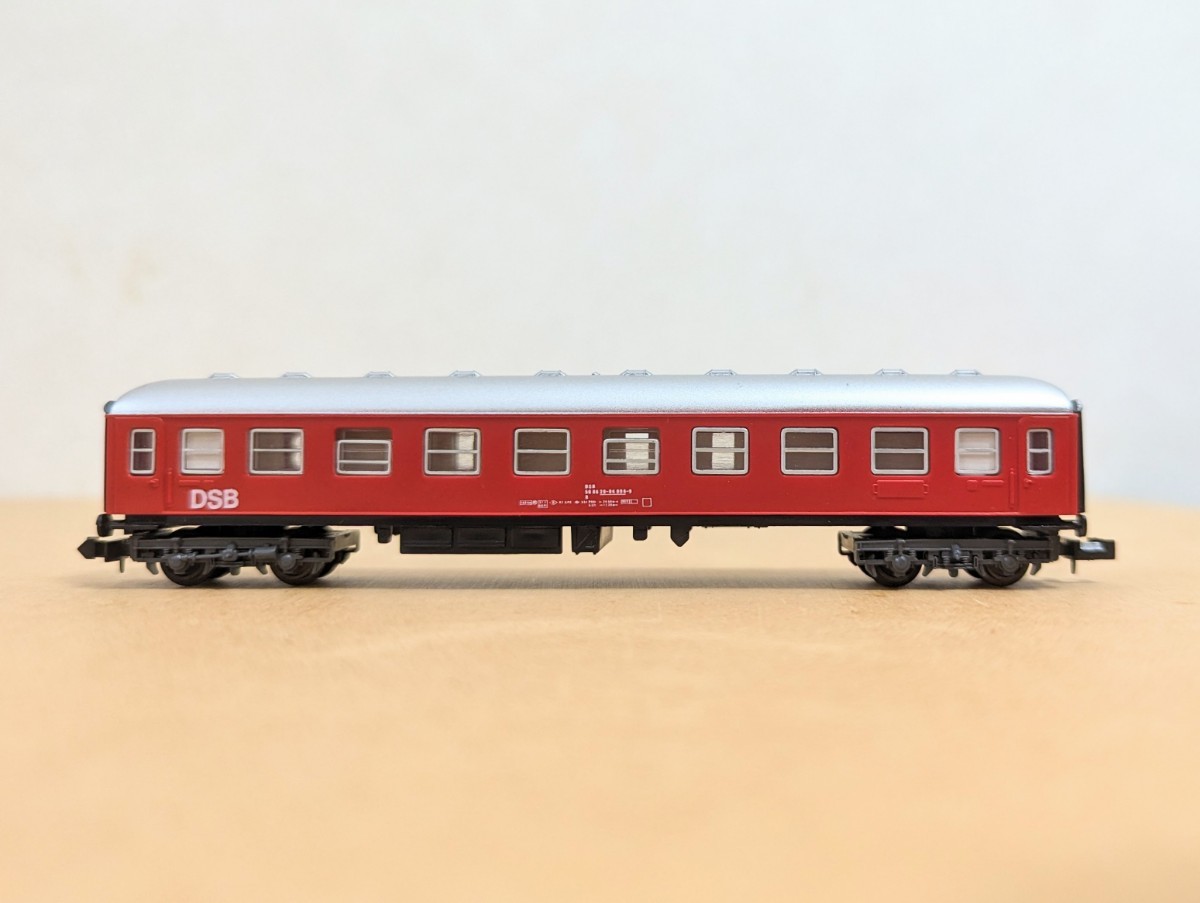 IBERTREN DSB デンマーク国鉄風 4両セット 車輪ゴム欠品_画像5