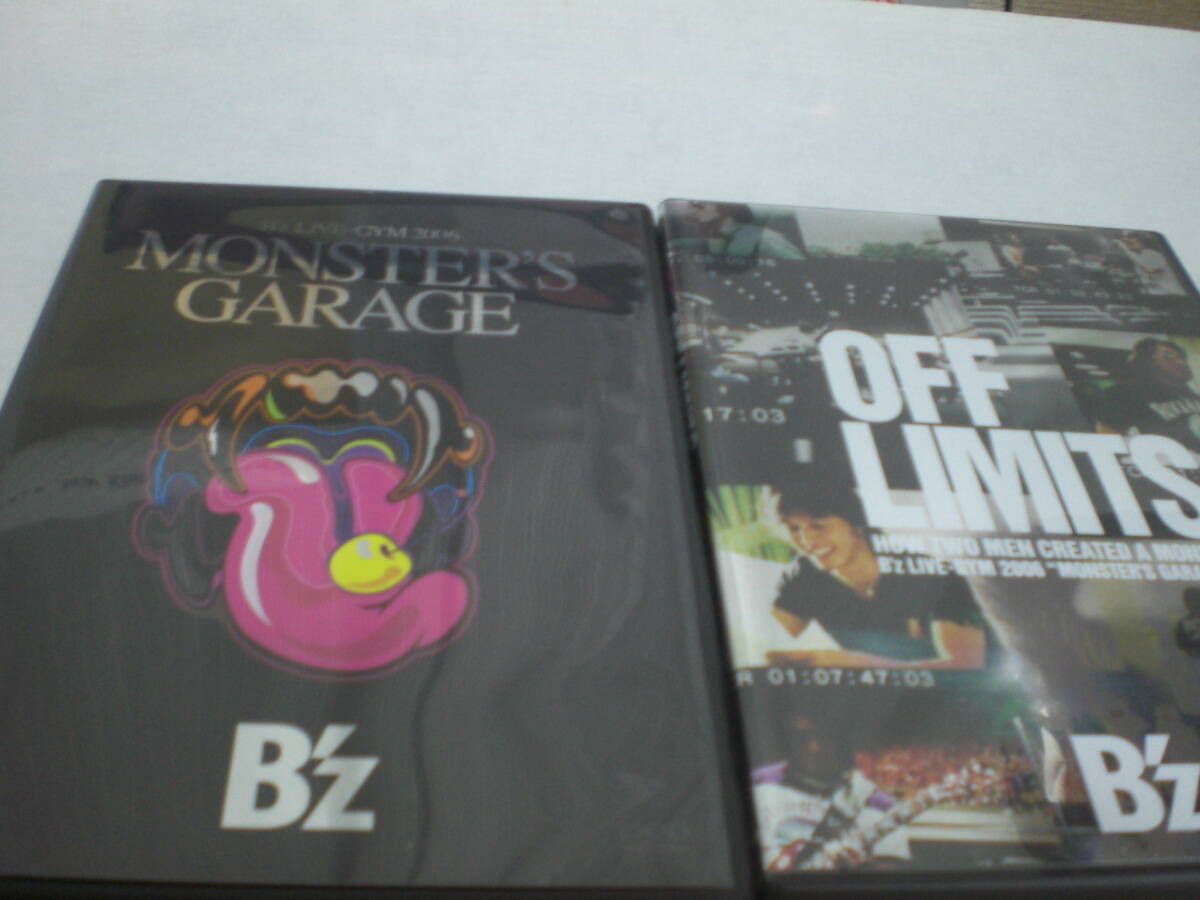 3DVD B'z MONSTER'S GARAGE LIVE-GYM 2006 歌詞カード付き DVDは美品_画像2