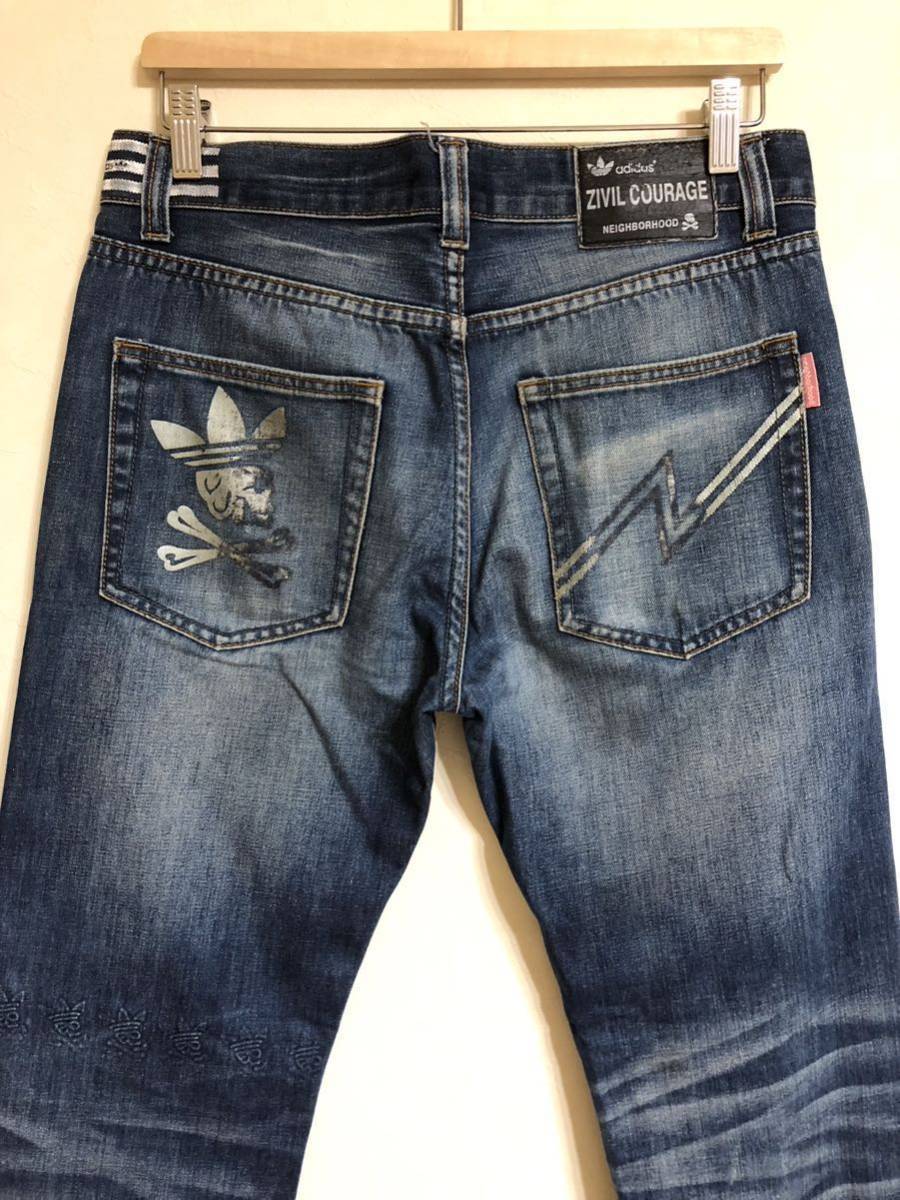 NEIGHBORHOOD Neighborhood × adidas originals Adidas original collaboration Denim pants jeans bottoms size 30 indigo 