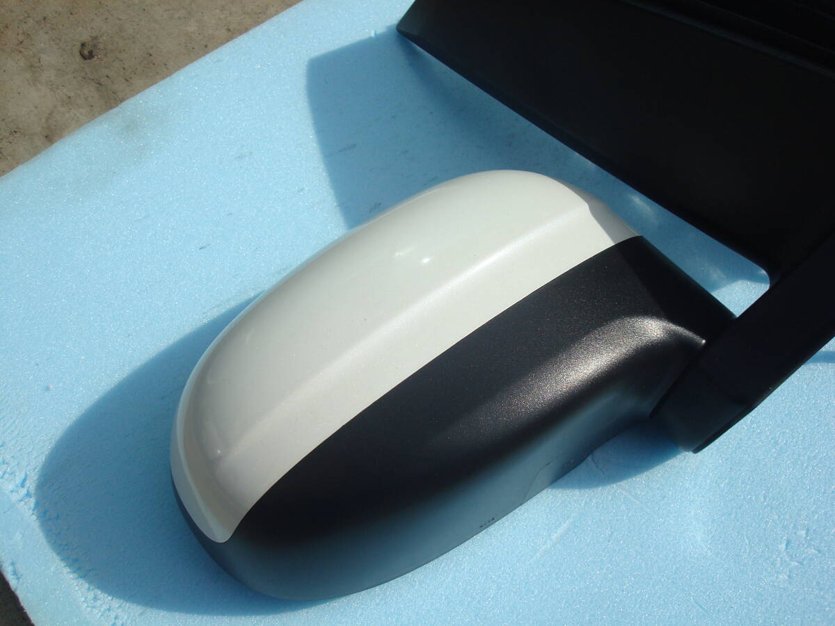  free shipping! rare equipment Mitsubishi iMiEV ( previous term ) heater attachment electric adjustment * storage type door mirror left right set pearl white (W13) secondhand goods.