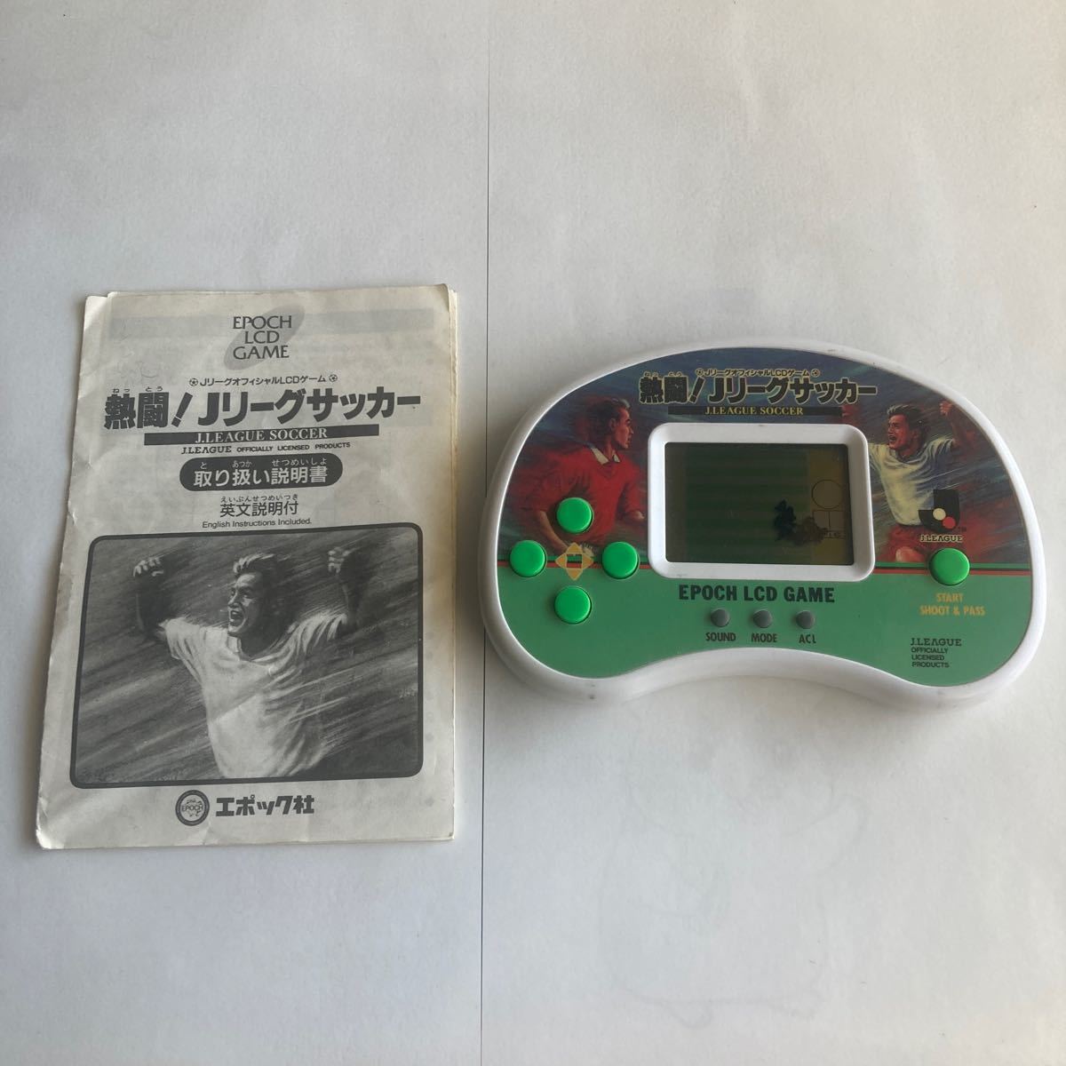 # Showa Retro Epo k company ..! J Lee g soccer J Lee g official LCD Game & Watch LSI sport toy that time thing a# inspection former times old 