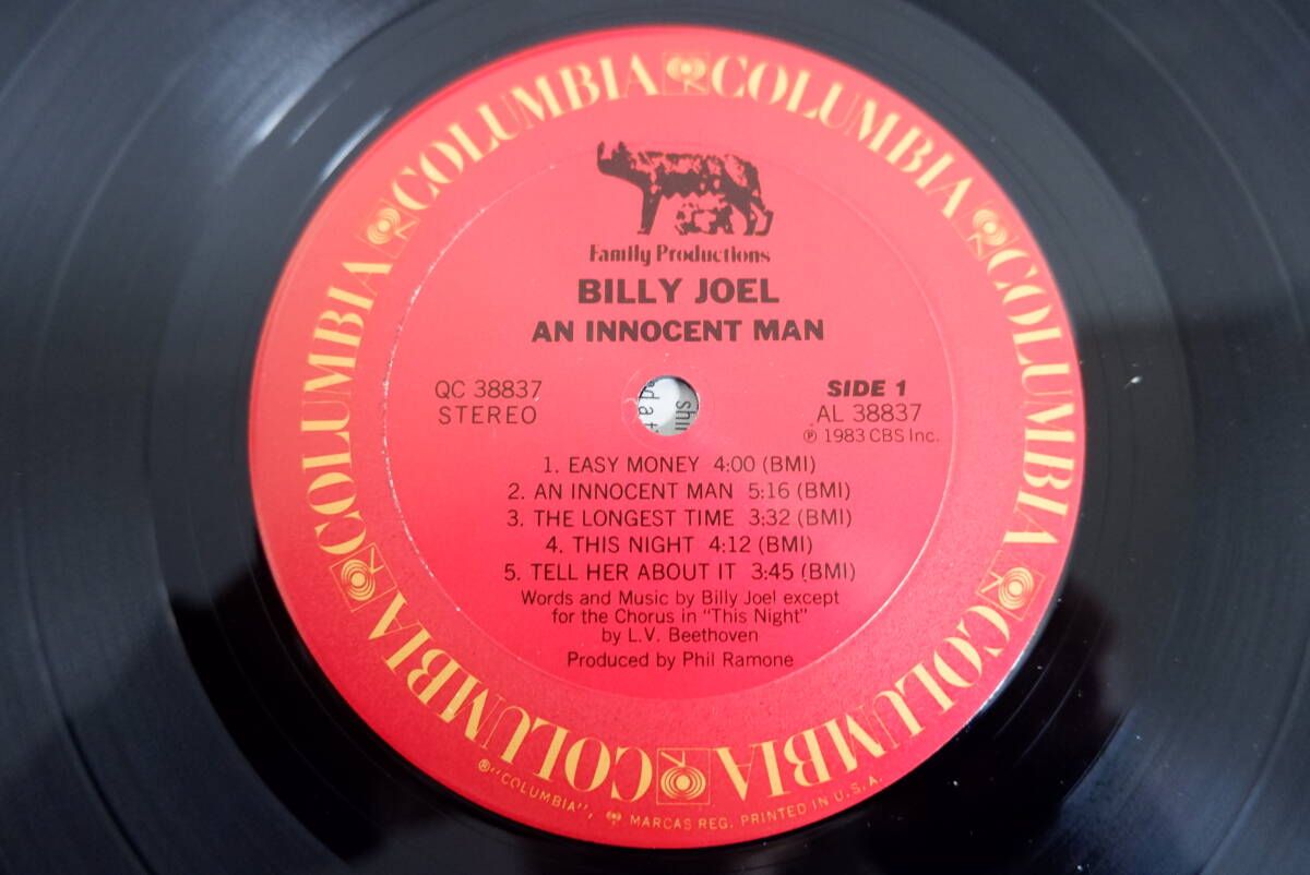 H3-225＜LP/US盤＞ビリー・ジョエル Billy Joel / An Innocent Man_画像4