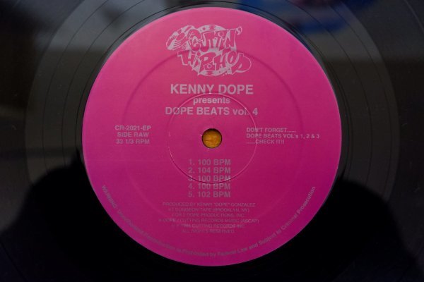 C3-009＜LP/US盤＞Kenny Dope / Dope Beats Volume 4の画像4