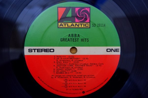 D3-039＜LP/US盤＞アバ ABBA / Greatest Hits_画像5