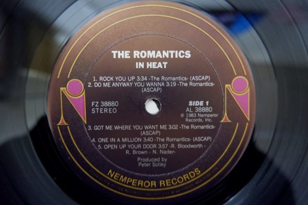 D3-195＜LP/US盤/美盤＞The Romantics / In Heat_画像4