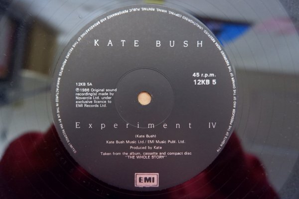 F3-088＜12inch/UK盤/美盤＞ケイト・ブッシュ Kate Bush / Experiment IV_画像4