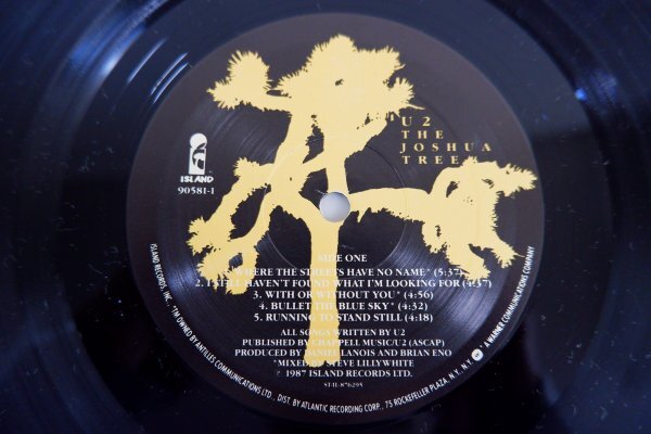 F3-154＜LP/US盤/美品＞U2 / The Joshua Tree_画像5