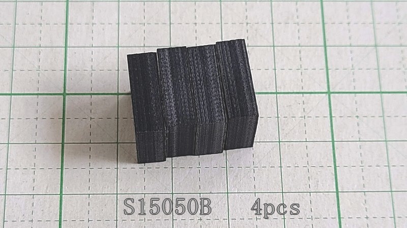 管理番号＝4C127 炭素繊維製（ドライカーボン）インシュレーター兼スパイク受け 15mm×15mm×5.2mm S15050B 4個セット の画像6