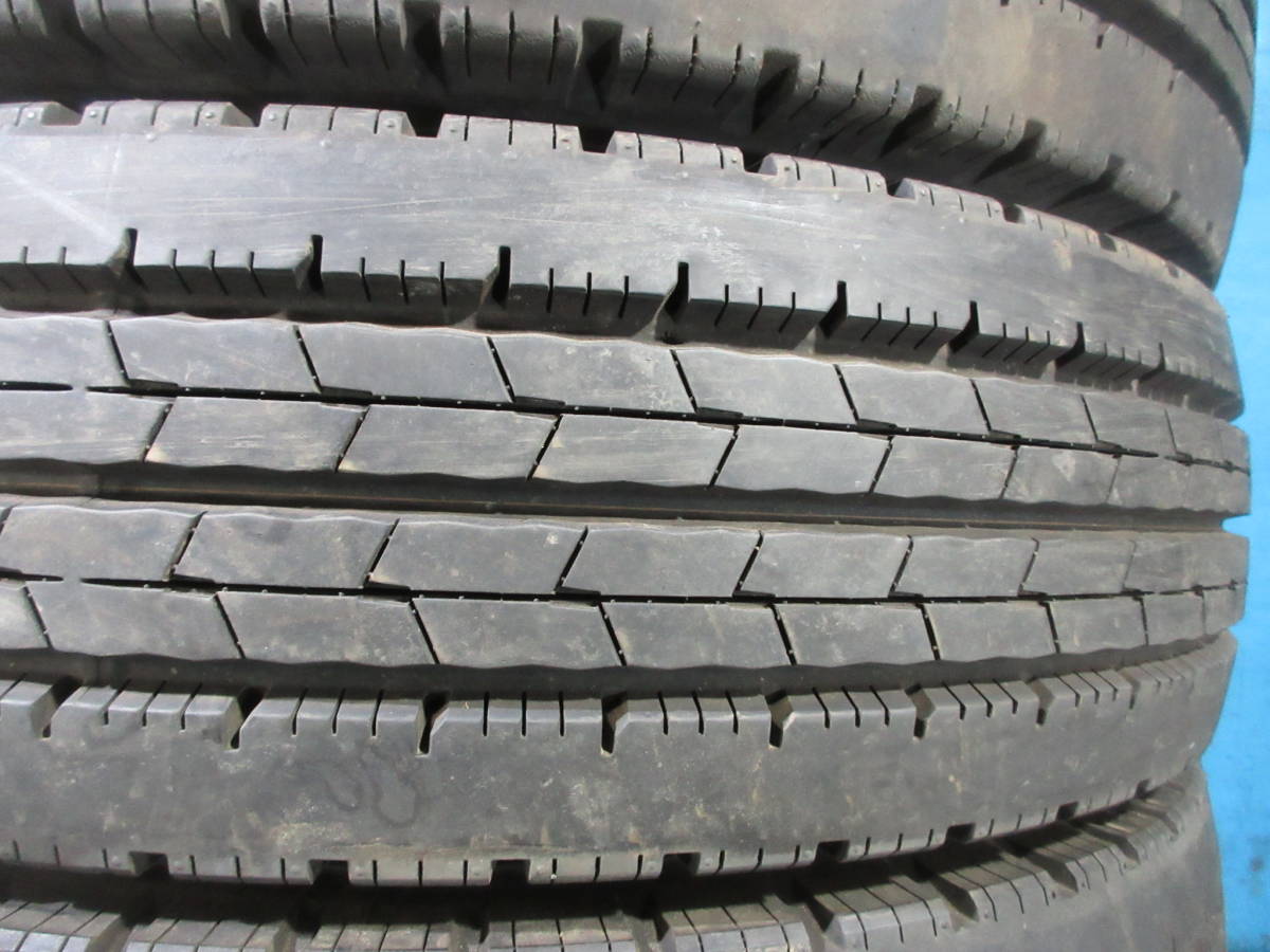 2021年製 DUNLOP ENASAVE SPLT50 205/85R16 117/115N LT 6本 №07296 室内保管 トラックタイヤ 夏用 ノーマル サマータイヤ_画像7