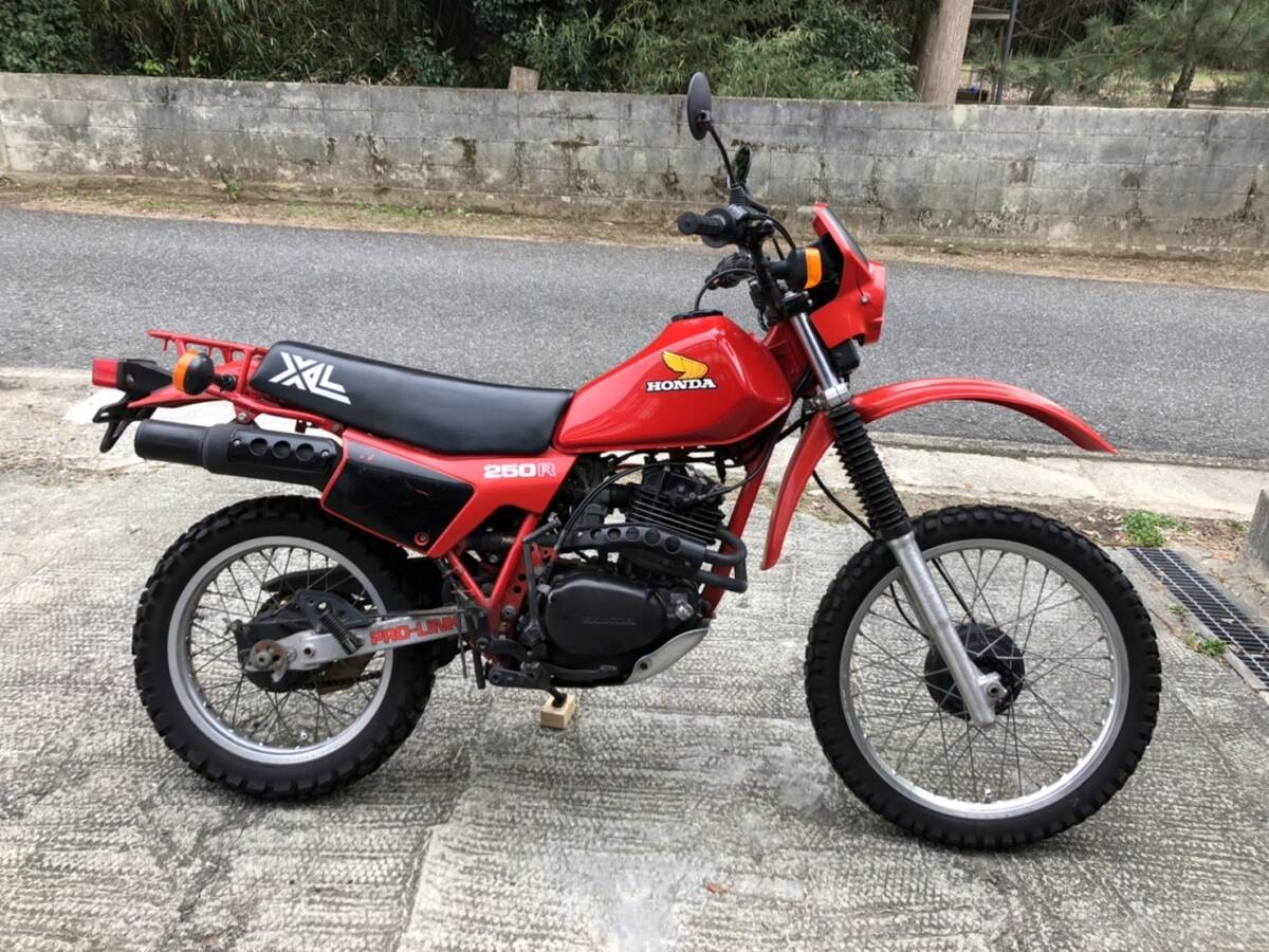 HONDA XL250R 実走行9665km オリジナル　パリダカキャリア　　　　　(xl250s xlx 125 400 600_画像1