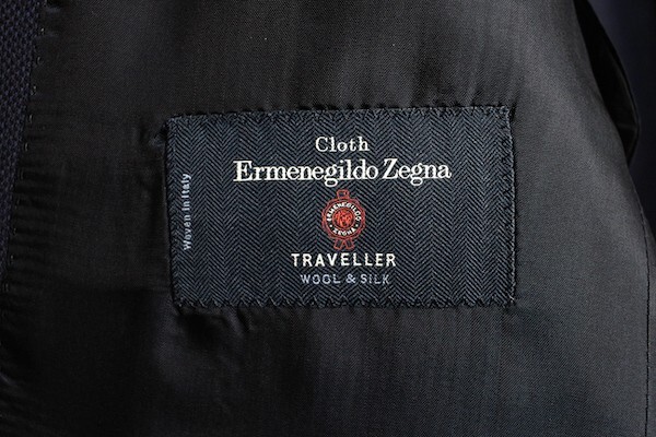 新品 五大陸/gotairiku The STANDARD ARCHIVES春夏 日本製 Ermenegildo Zegna/エルメネジルド ゼニア ジャケット36B/BB5/幅広M/紺/13万_画像4