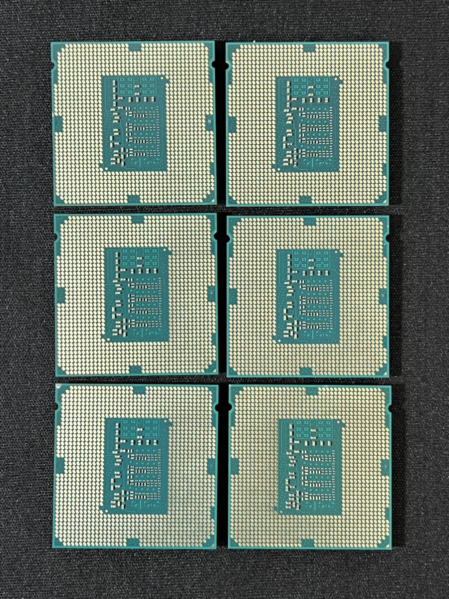 □【BIOS起動/Core i5/第4世代】 Intel CPU Core i5-4590 5枚 Core i5-4690 1枚 6個セット SR1QJ SR1QH まとめて □ W01-0223_画像2
