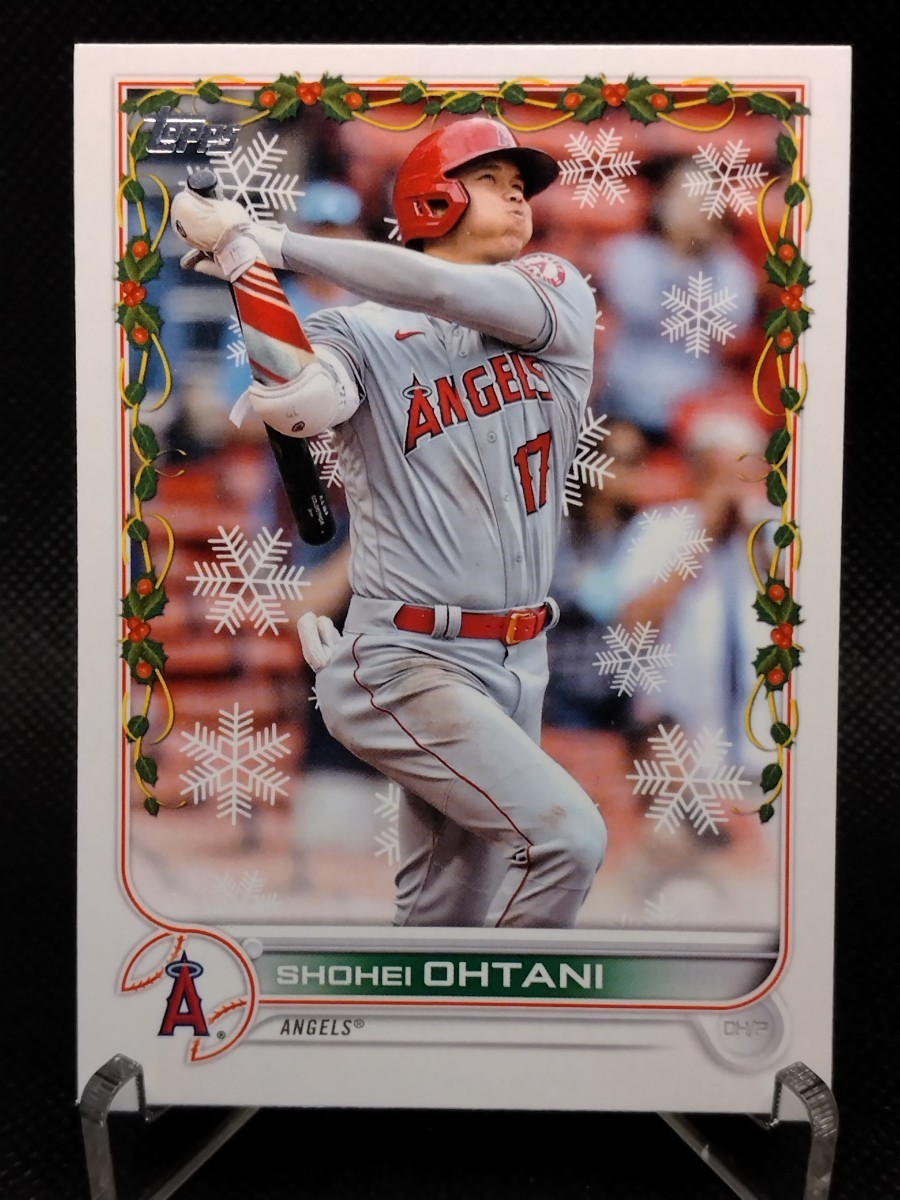 大谷翔平 '22ホリデー2枚セット 【2022 TOPPS HOLIDAY SHOHEI OHTANI HW100 METALLIC SNOW & SP VARIATION】 エンジェルス ドジャース_画像4