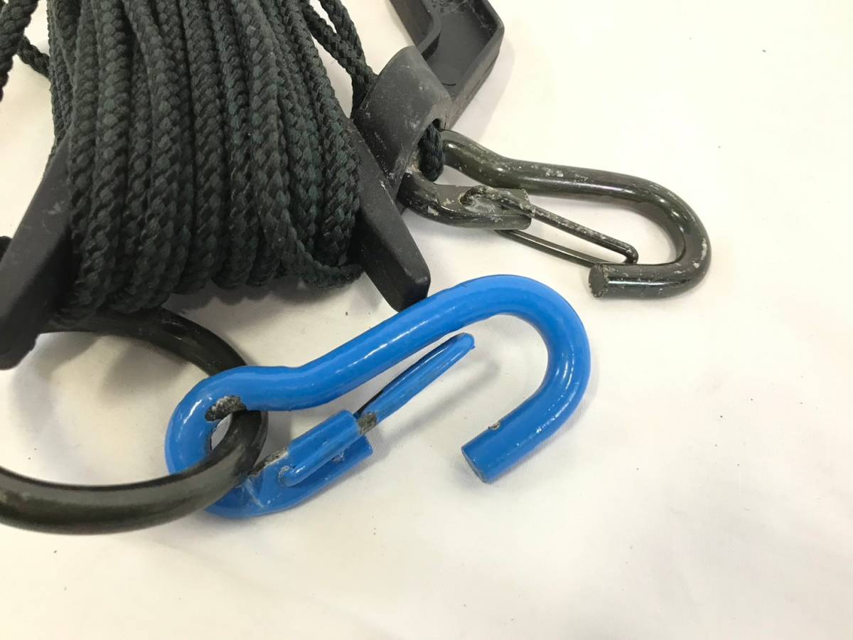 [ the US armed forces discharge goods ] fibre rope pala code hook attaching 15m rope Winder attaching camp outdoor (60) *AB5CK#24