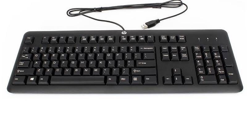 【米軍放出品】未使用品 HP USBキーボード 13個 英文タイプ SK-2025 デスクトップキーボード (140) ☆BB13VK-W#24_画像2