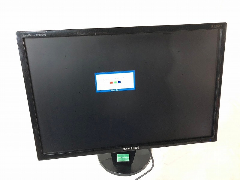 【米軍放出品】22インチ液晶モニター 2台 SAMSUNG 2243BWX パソコンモニター PCモニター 画面回転可能 (140) ☆BB21AK-W#24_画像10