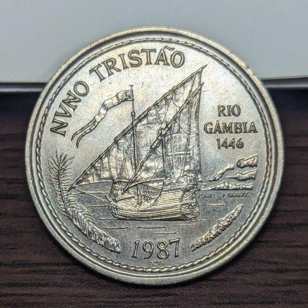 ヌーノ・トリスタン船長 ポルトガル 記念硬貨 大型コイン 硬貨 記念 コイン 船 p277