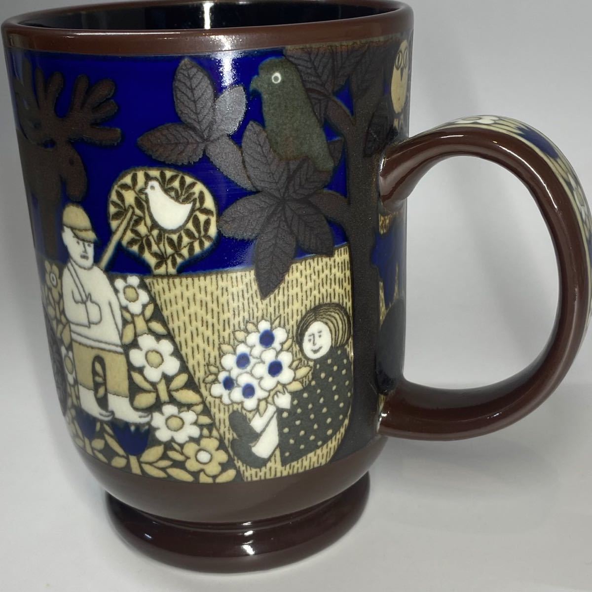 キリンビアマグコレクション 1986年 ARABIA Kalevala アラビア カレワラ センチュリーエディション マグカップ KIRIN BEER MUGの画像3