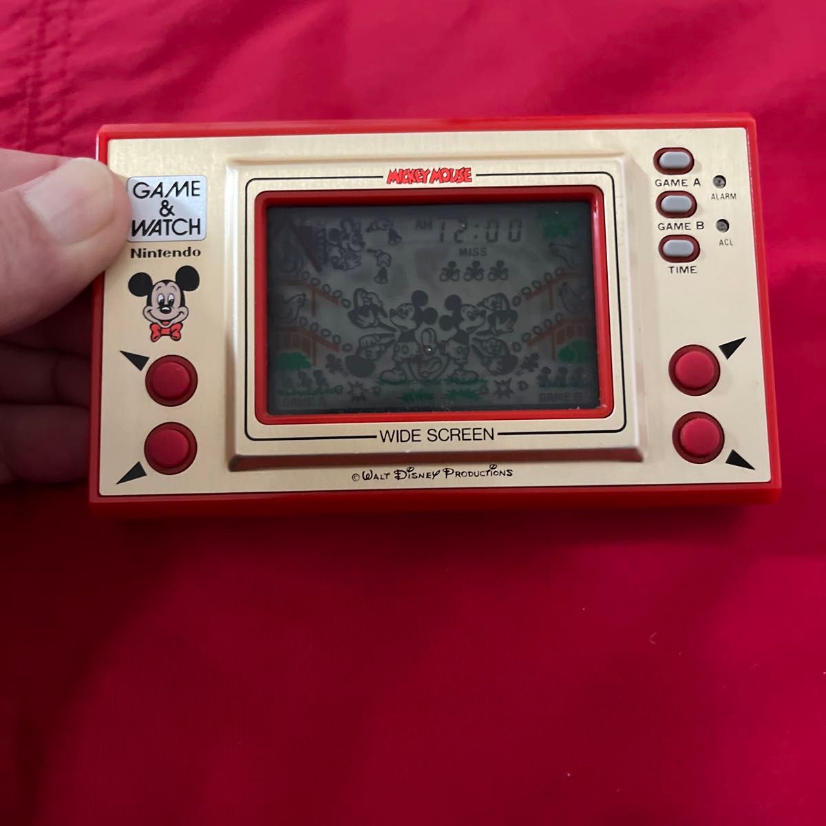 激レア　訳あり　ミッキーマウス　ゲームウォッチ 任天堂　GAME & WATCH ディズニー　 ニンテンドー Nintendo