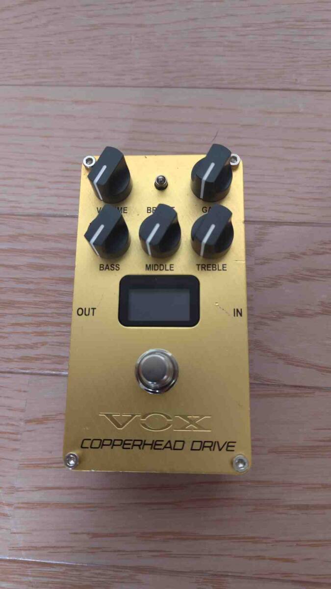 ジャンク　VOX VALVENERGY COPPERHEAD DRIVE　オーバードライブ_画像1