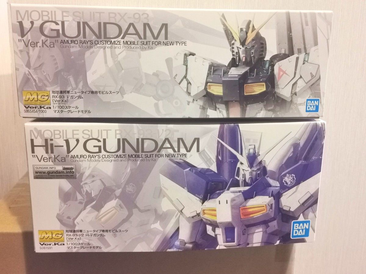 新品未使用】MG νガンダム hi-νガンダム Ver Ka 2体セット ハイ 新品未使用】MG νガンダム hi-νガンダム Ver Ka 2体セット ハイ
