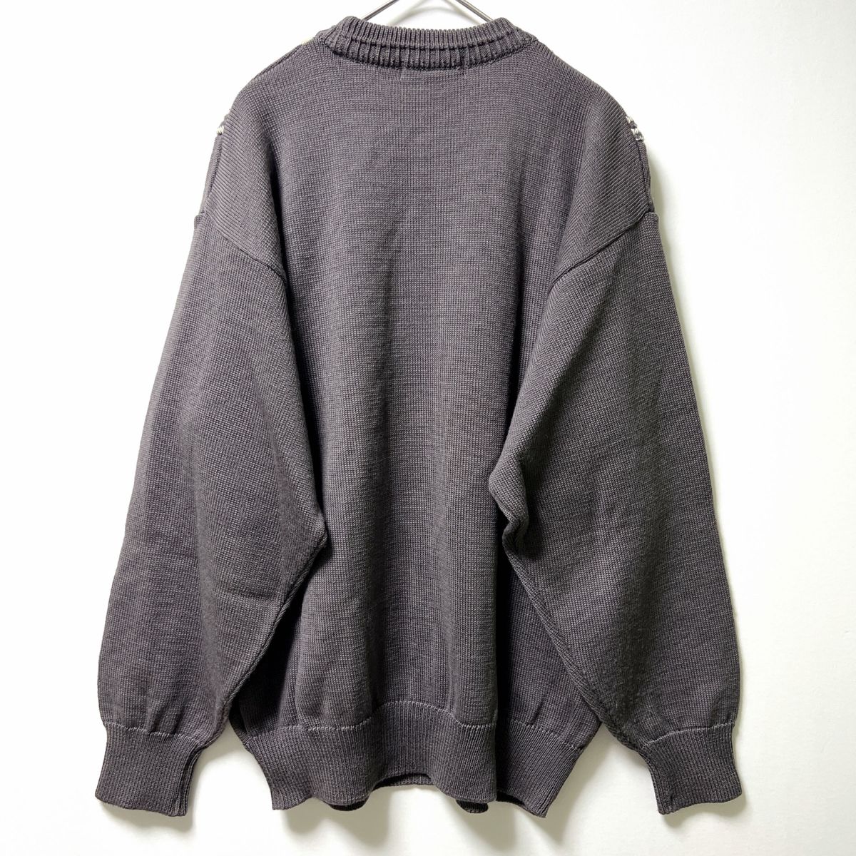 菅田将暉 slonga セーター 3Dニット クーギー風 幾何学 総柄 菅田将暉 slonga セーター 3Dニット クーギー風 幾何学 総柄