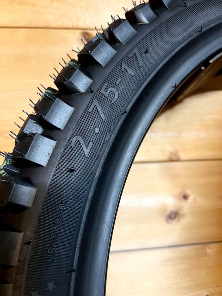 2.75-17 2本セット送料無料ハンターカブ CC110クロスカブ110 CT125(スーパーカブ110c 125 50p6PR DUNLOP シンコー 80/90-17 互換 CUB カブ)_画像4