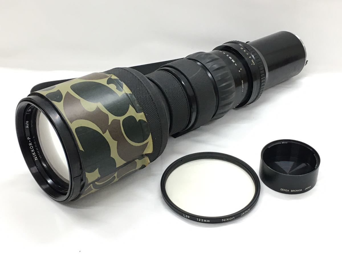 (R213) 希少 ブロニカ用 ニコン NIKKOR-P Auto 600mm f5.6 レンズ 現状品 ゼンザブロニカ 単焦点 望遠の画像1