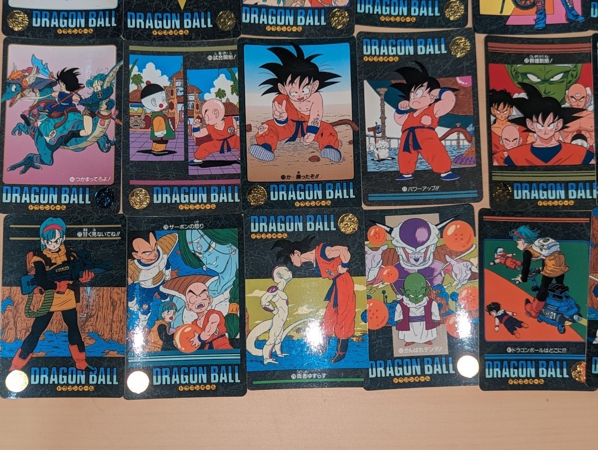 ドラゴンボール カードダス ビジュアルアドベンチャー第2集 31枚まとめて 1991年製_画像4