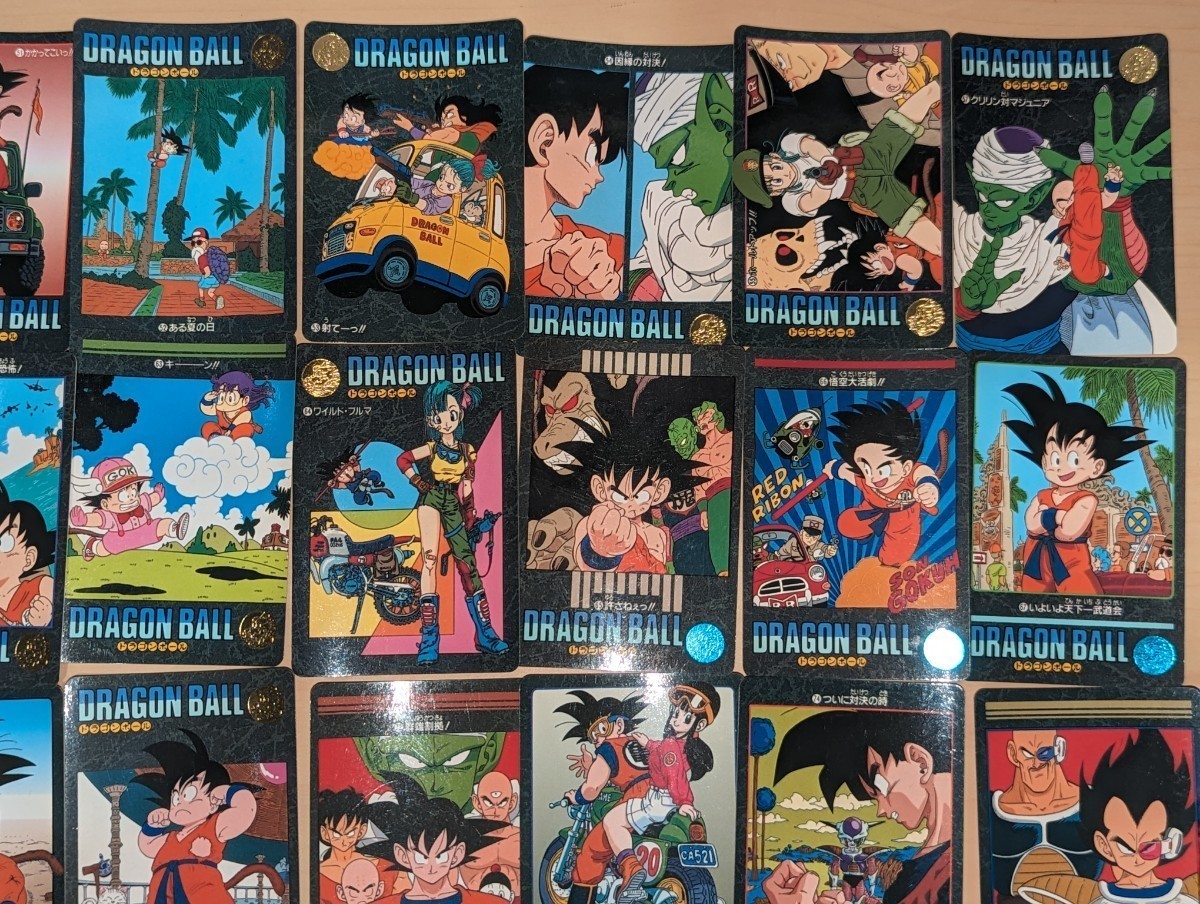 ドラゴンボール カードダス ビジュアルアドベンチャー第2集 31枚まとめて 1991年製_画像3