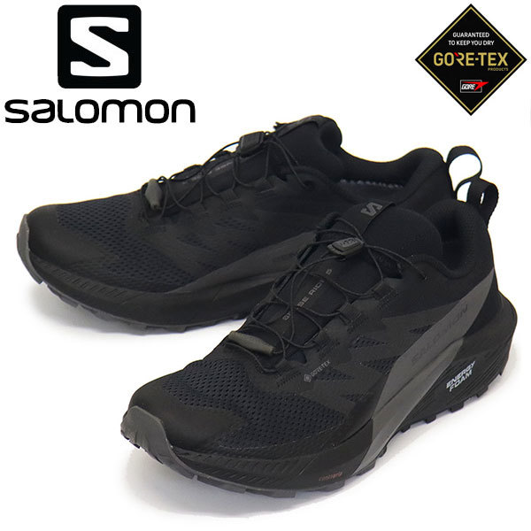 Salomon (サロモン) L47147200 SENSE RIDE 5 GORE-TEX トレイルランニングシューズ Black x Magnet x Black SL027 26.5cm_Salomon