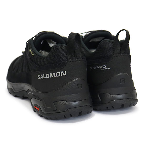 Salomon (サロモン) L47180400 X WARD LEATHER GORE-TEX レザーハイキングシューズ Black x Black x Black SL029 27.0cm_Salomon